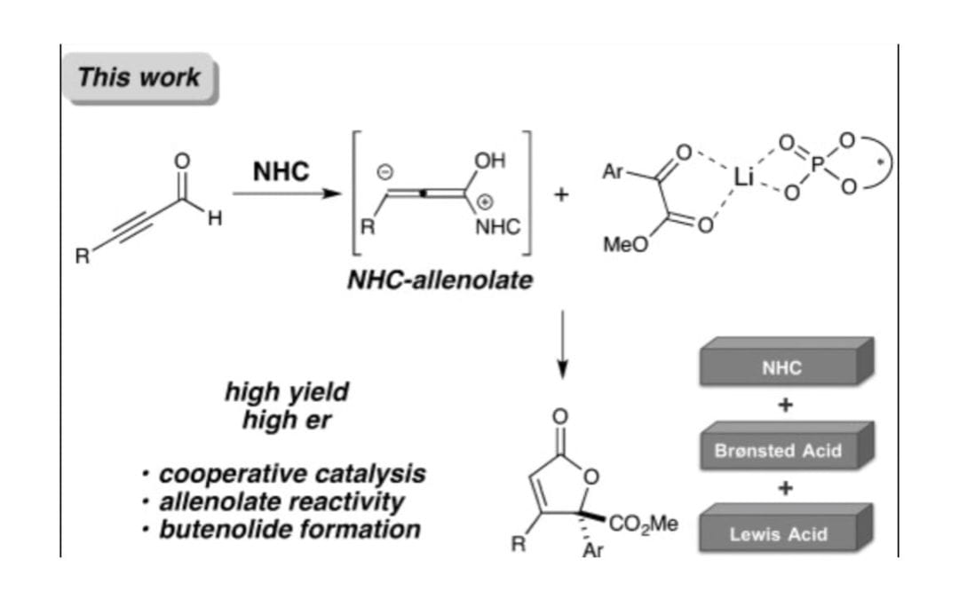 A Cooperative N-Heterocyclic Carbene/Chiral Phosphate Catalysis System for Allenolate Annulations