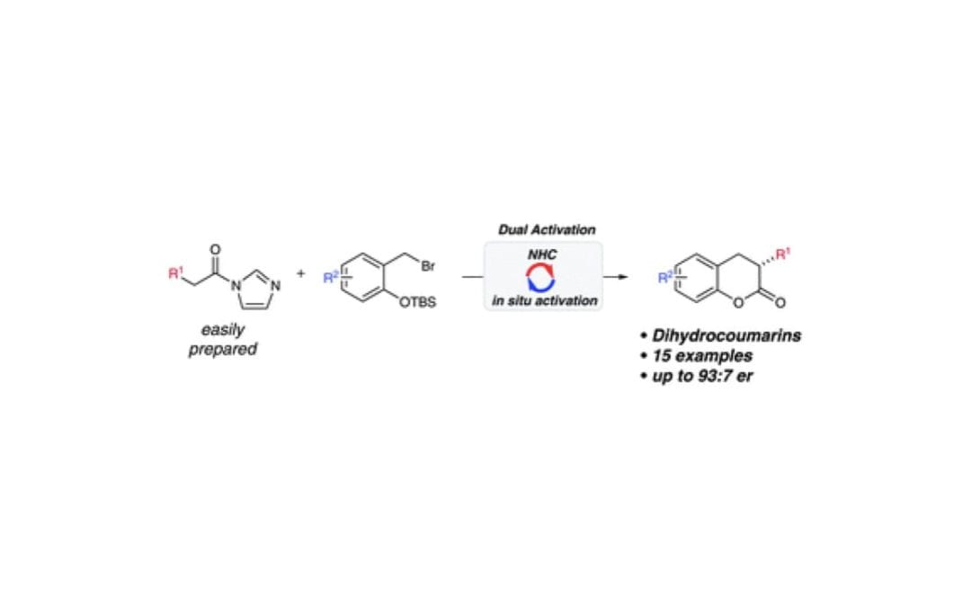 N-Heterocyclic Carbene-Catalyzed Enantioselective Annulations: A Dual Activation Strategy for a Formal [4+2] Addition for Dihydrocoumarins
